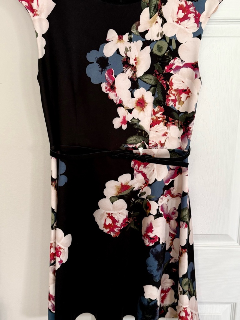 Heidi Wiesel Belted Floral Dress